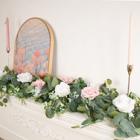 N&T NIETING wedding decor garland creates natural backdrop without direct sunlight