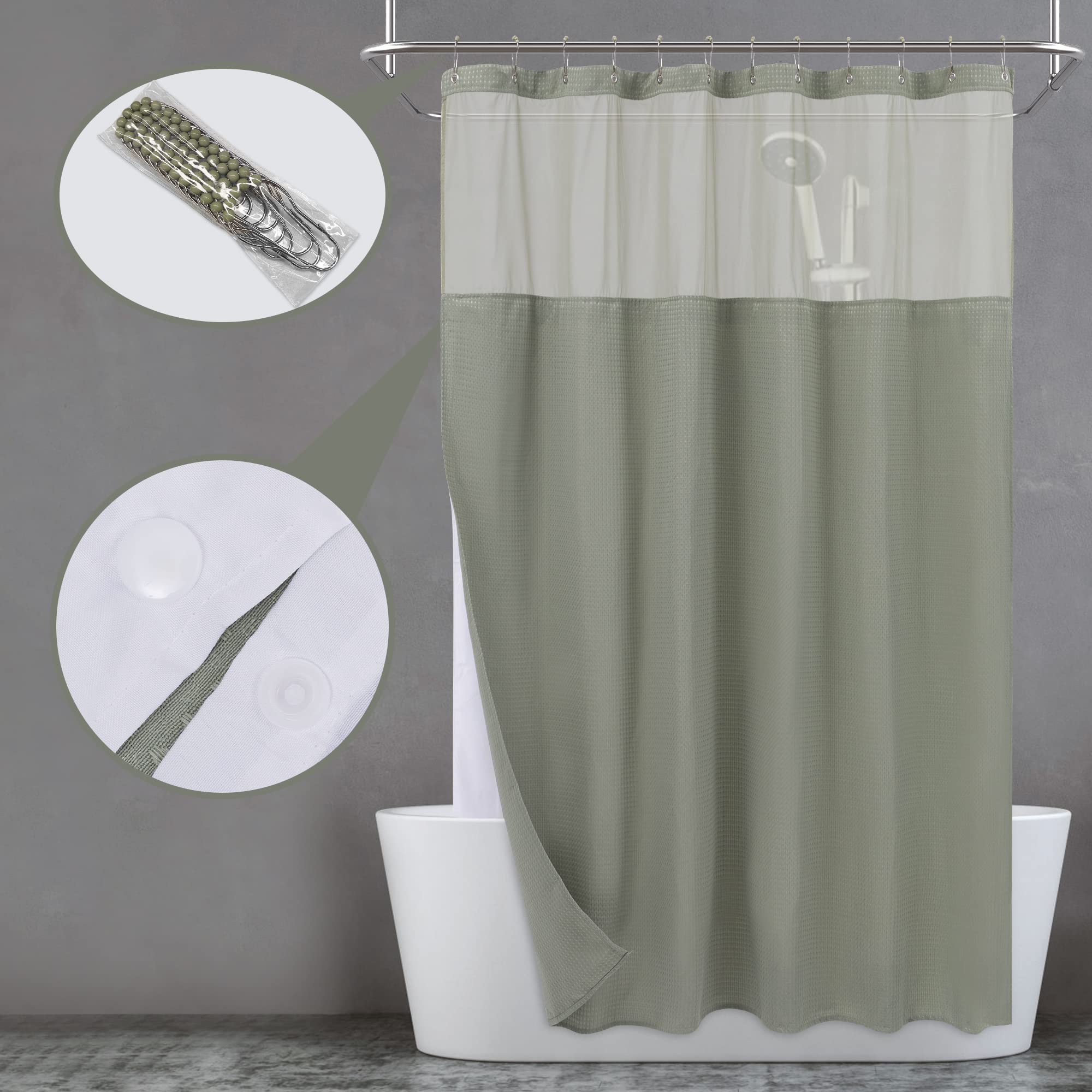 N&Y HOME machine-washable curtain for simple, at-home care.