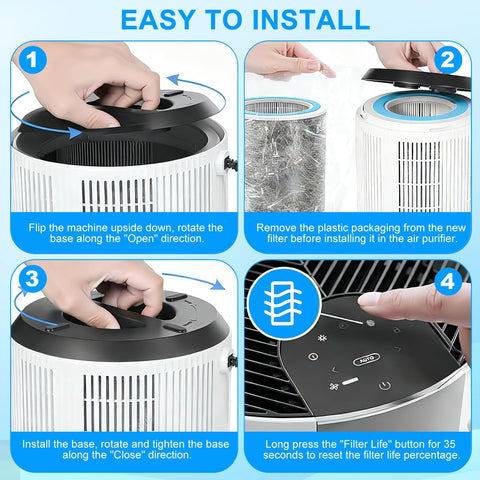 NABEECA HP102 replacement 2-pack compatible models ensure proper fit.