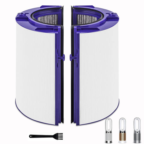 NABEECA 2-in-1 filter for Dyson 360 combi glass HEPA and carbon, improves air purity.