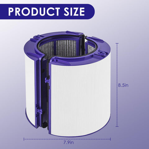 NABEECA 2-in-1 filter for Dyson TP06, quick replacement and fit.