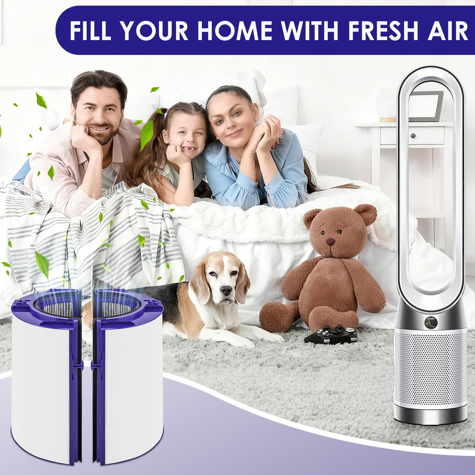 NABEECA filter easy install design saves setup time.