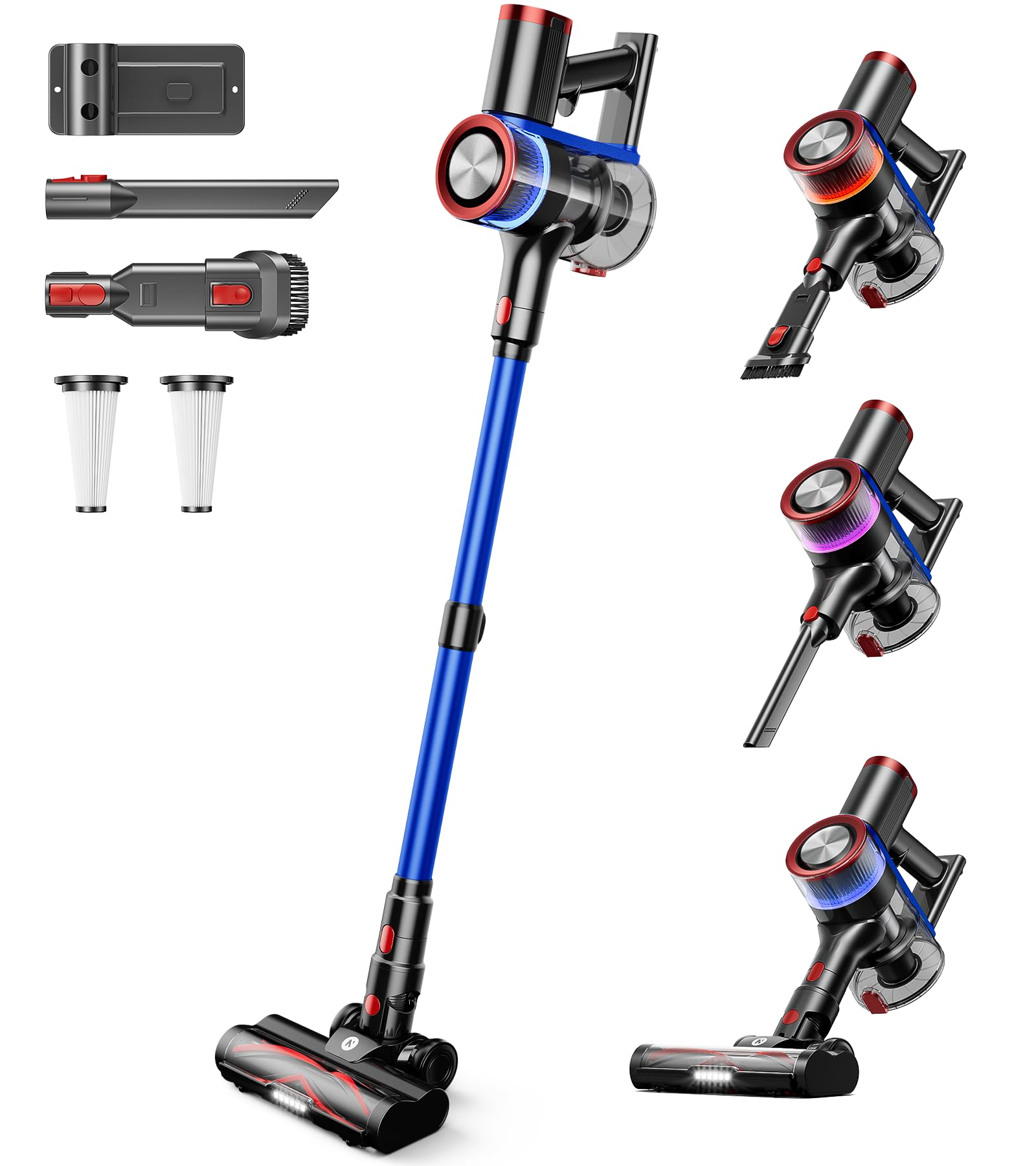 NADALY N16 cordless vacuum suction for powerful cleaning on floors