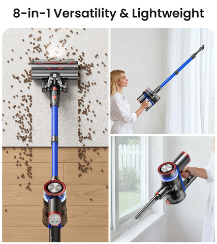 NADALY N16 handheld mode cleans curtains and sofas