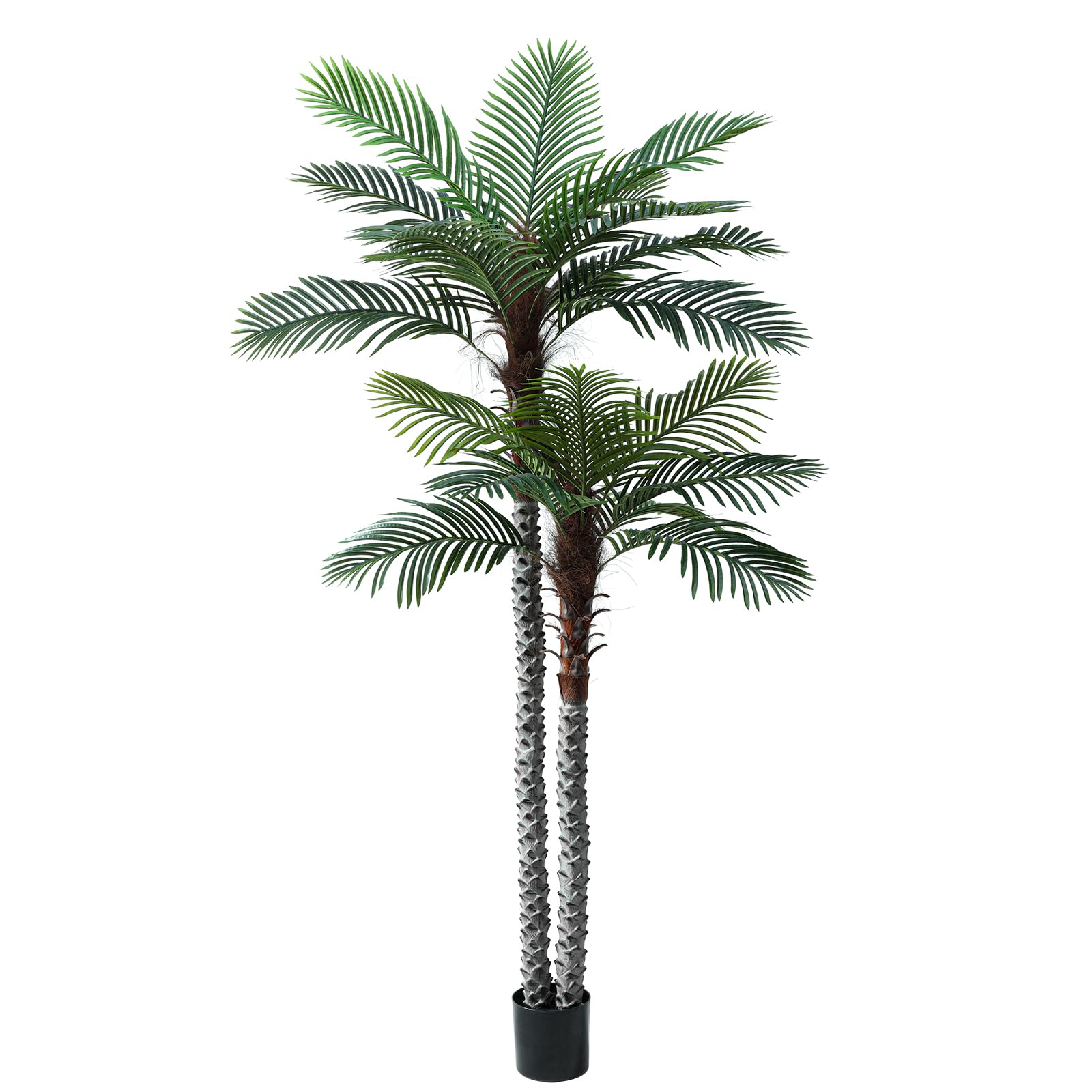 Nafresh 8ft palm tree bark detail for lifelike texture in outdoor decor