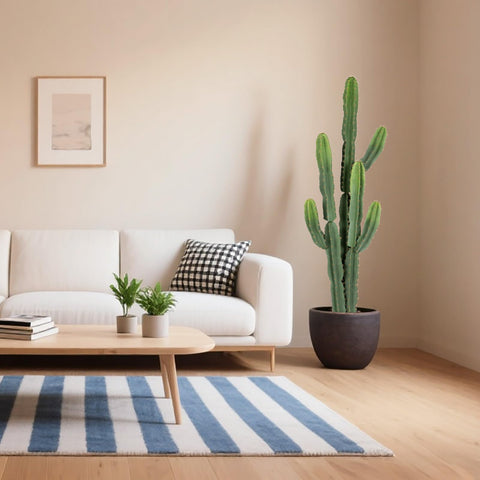 Nafresh cactus with soft spines is safe around kids and pets.