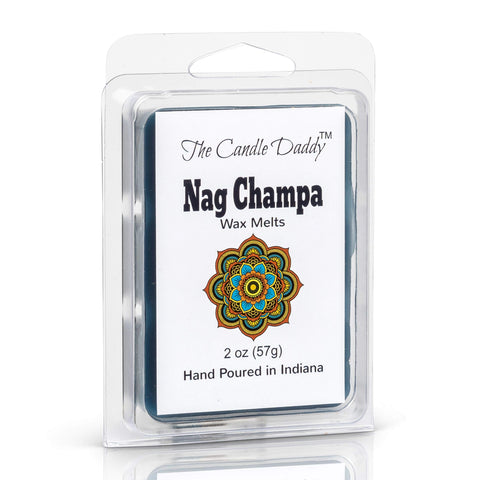 Nag Champa melts 5-pack label view for gift-ready home scent.