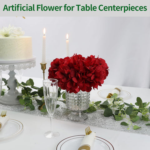 Nagobi hydrangea stems providing flexible support for creative arrangements.