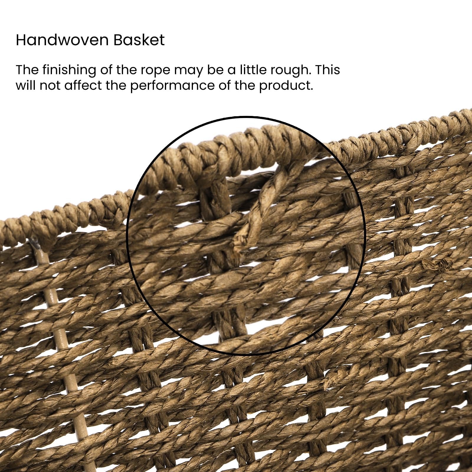 Nagpew brown paper rope basket adds modern warmth to decor