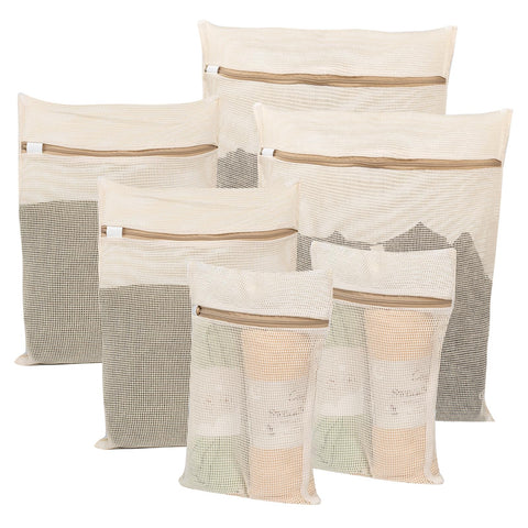 NAHADS 6-piece laundry bag set for organized washing of delicate fabrics