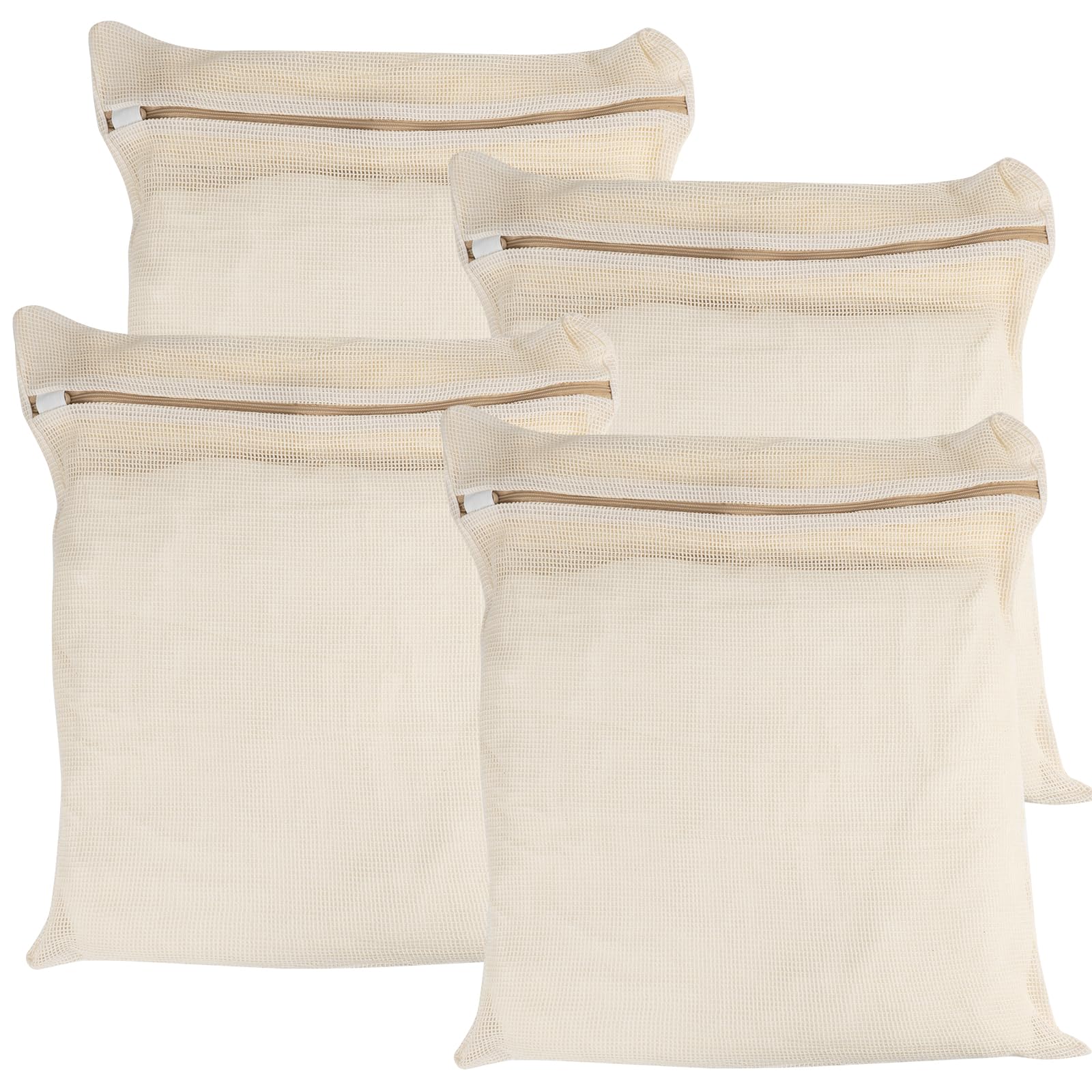 NAHADS large cotton mesh bag front view for delicates.