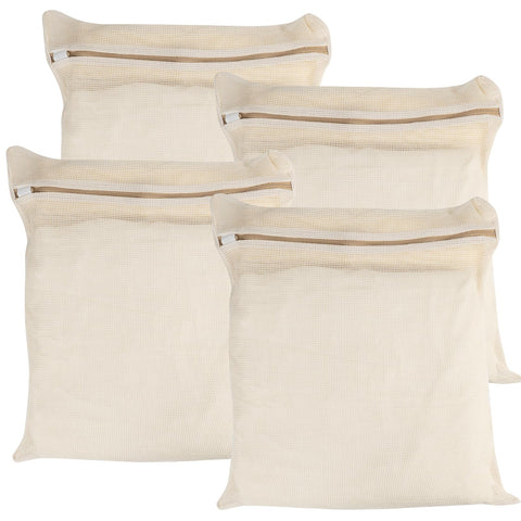 NAHADS large cotton mesh bag front view for delicates.