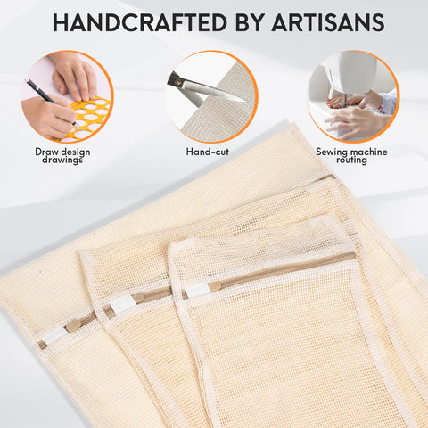NAHADS medium bag ideal for bras and tops with breathable mesh