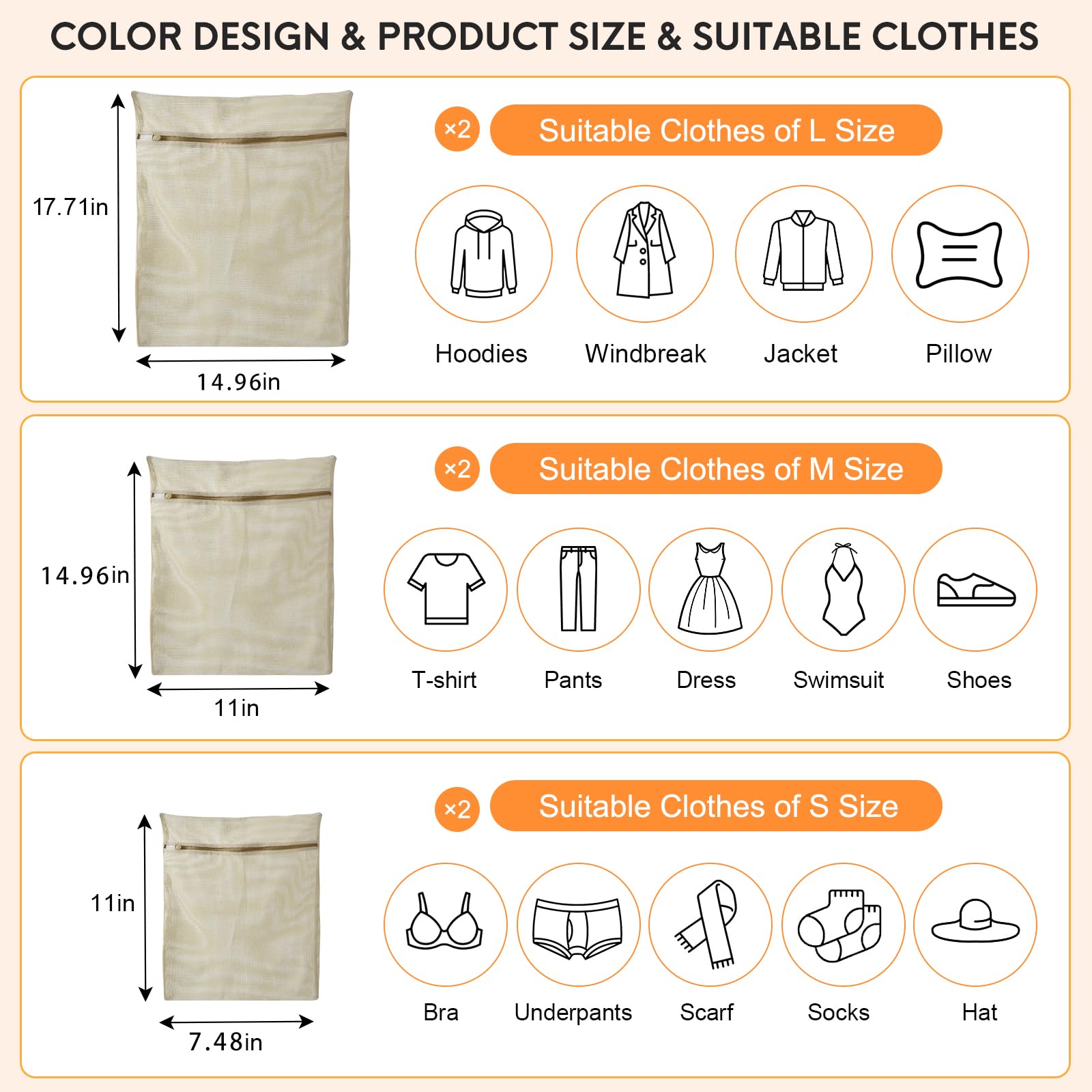 NAHADS small bag protects socks and underwear during cycles