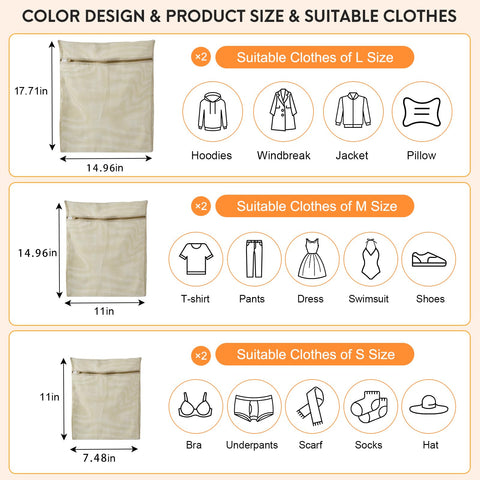 NAHADS small bag protects socks and underwear during cycles
