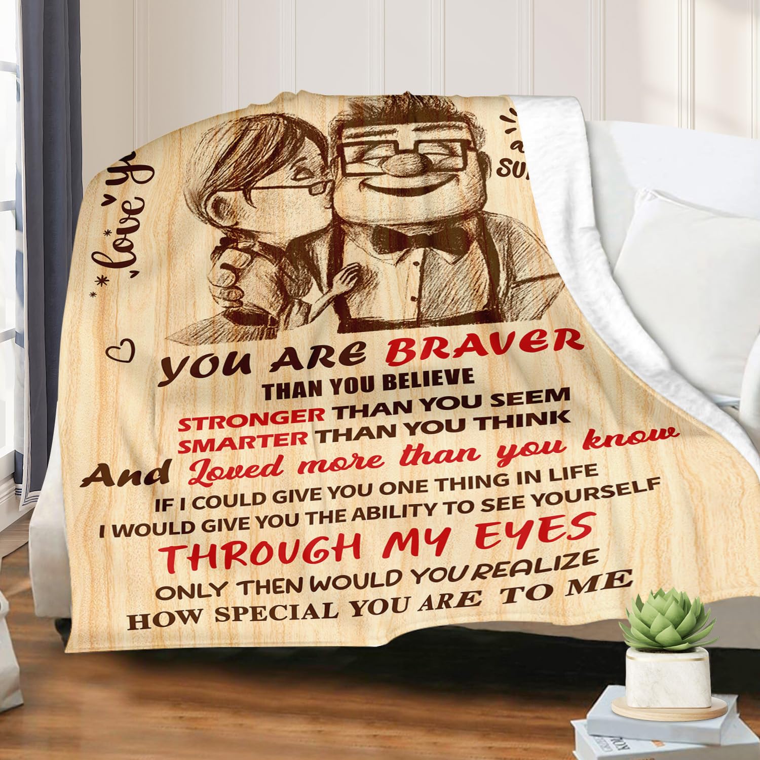 NAIREG To My Wife Blanket gift wrap display signals thoughtful gifting.