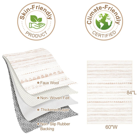 Nakagishi area rug suited for dining room or living spaces