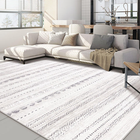 Nakagishi area rug living room 5x7 shows soft texture for cozy family time