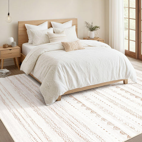Nakagishi area rug stain resistant fabric aids quick cleanup after spills