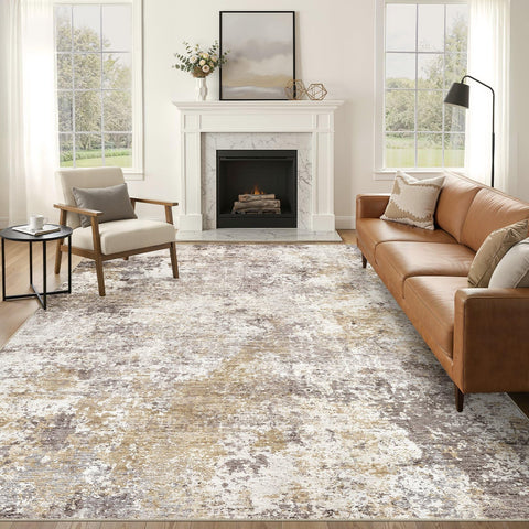 Nakagishi kids play area rug features safe low-pile surface that's easy to wipe.