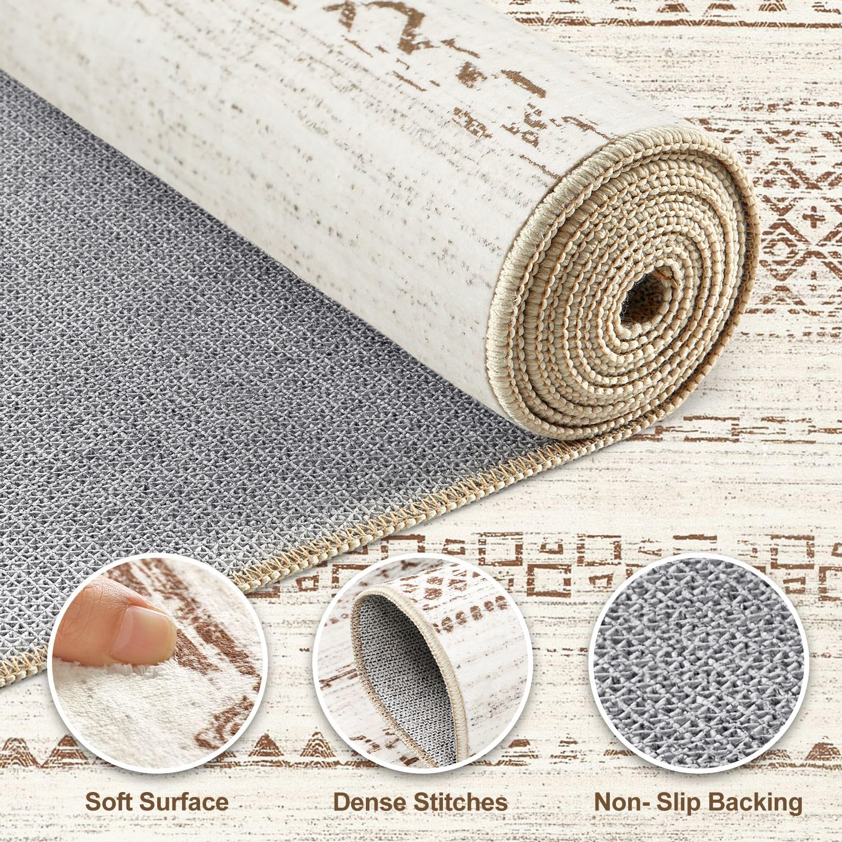 Nakagishi Moroccan-pattern closeup highlights intricate shapes and inviting texture.