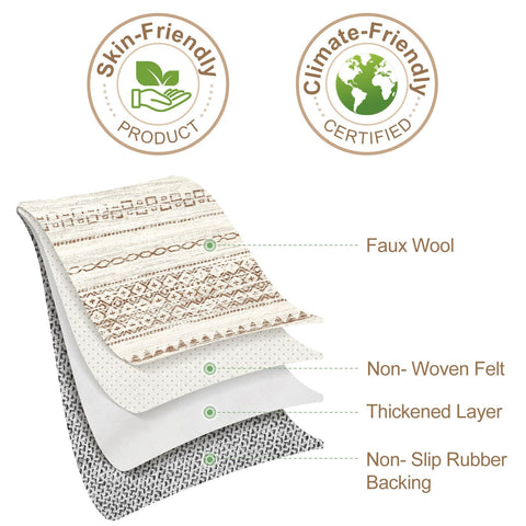 Nakagishi stain-resistant carpet stays cleaner with quick wipe-down.