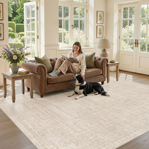 Nakagishi soft-texture rug with timeless vintage appeal.