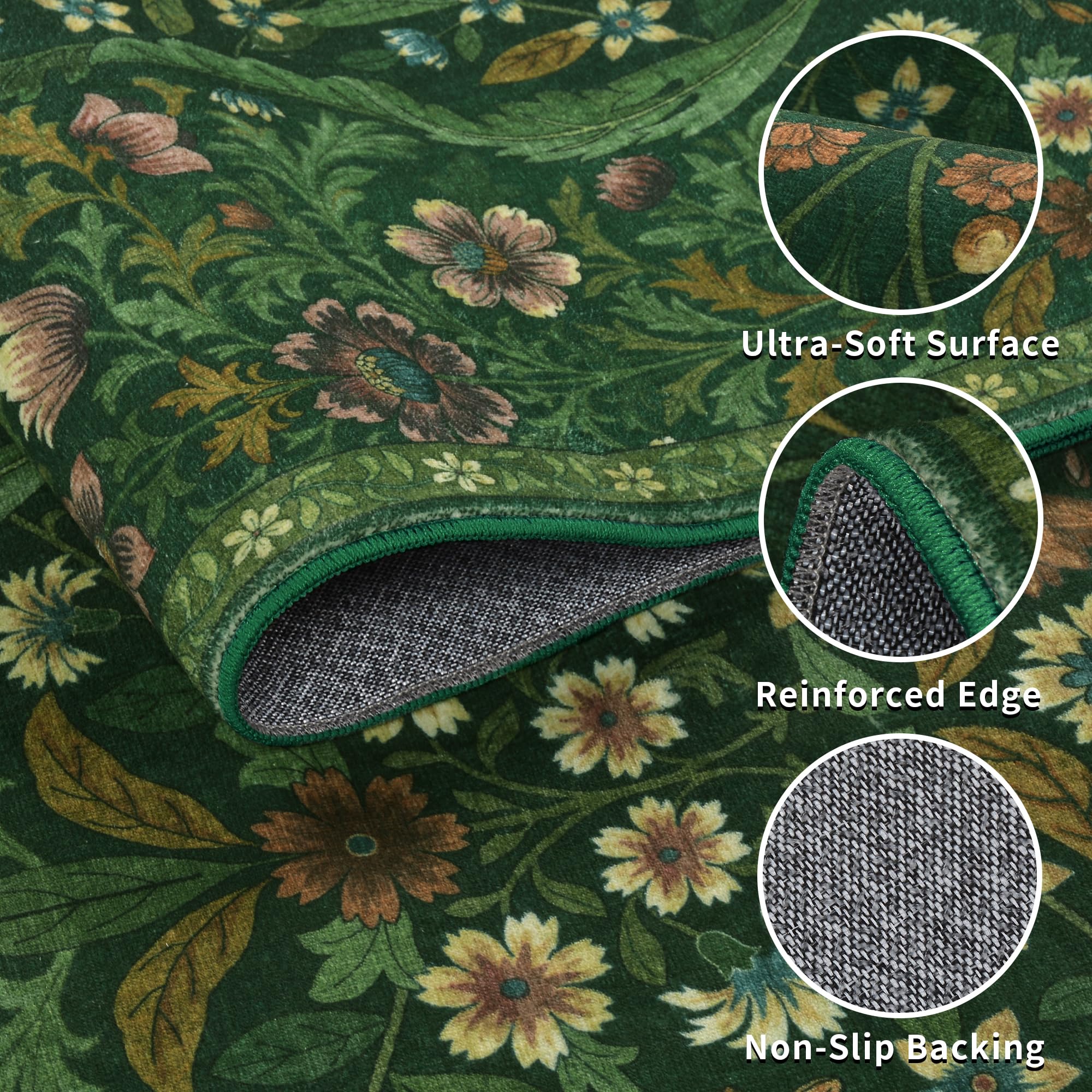 NakedCloud soft low-pile faux wool rug adds plush underfoot comfort
