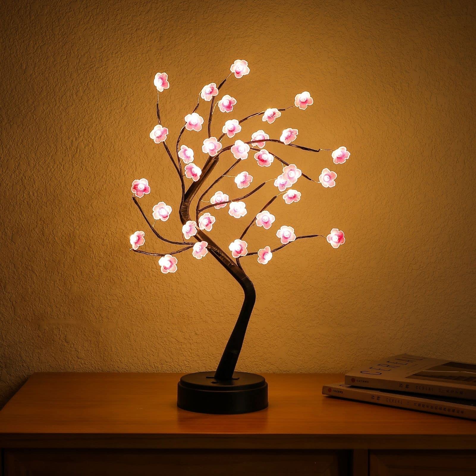 Nakolulu 36 LED petals sparkle in detail for elegant night lighting.