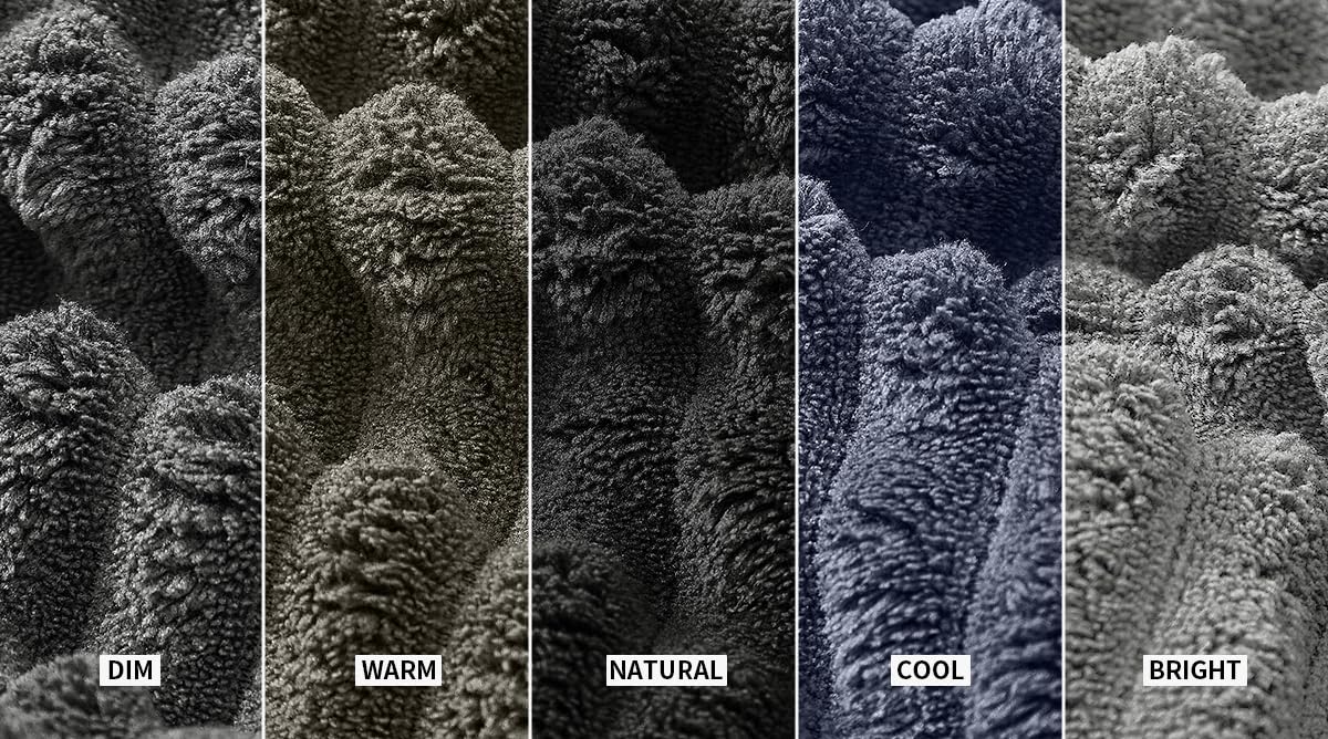 NALIVO charcoal gray color coordinates with modern decor in busy bathrooms.