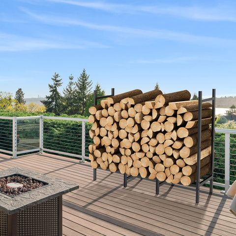 NANANARDOSO weatherproof solution for outdoor log storage.