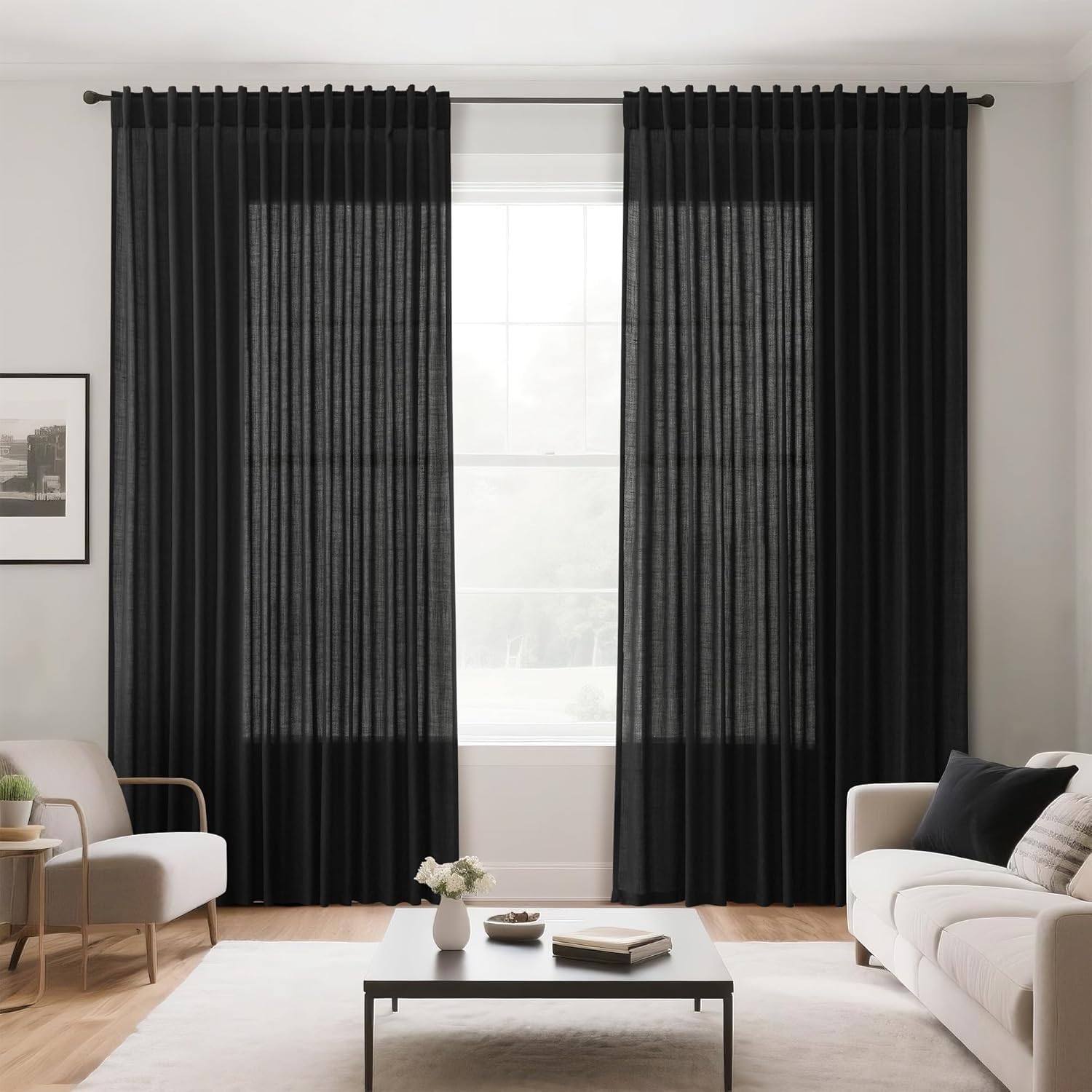 2-panel set provides balanced coverage for medium-to-large windows.