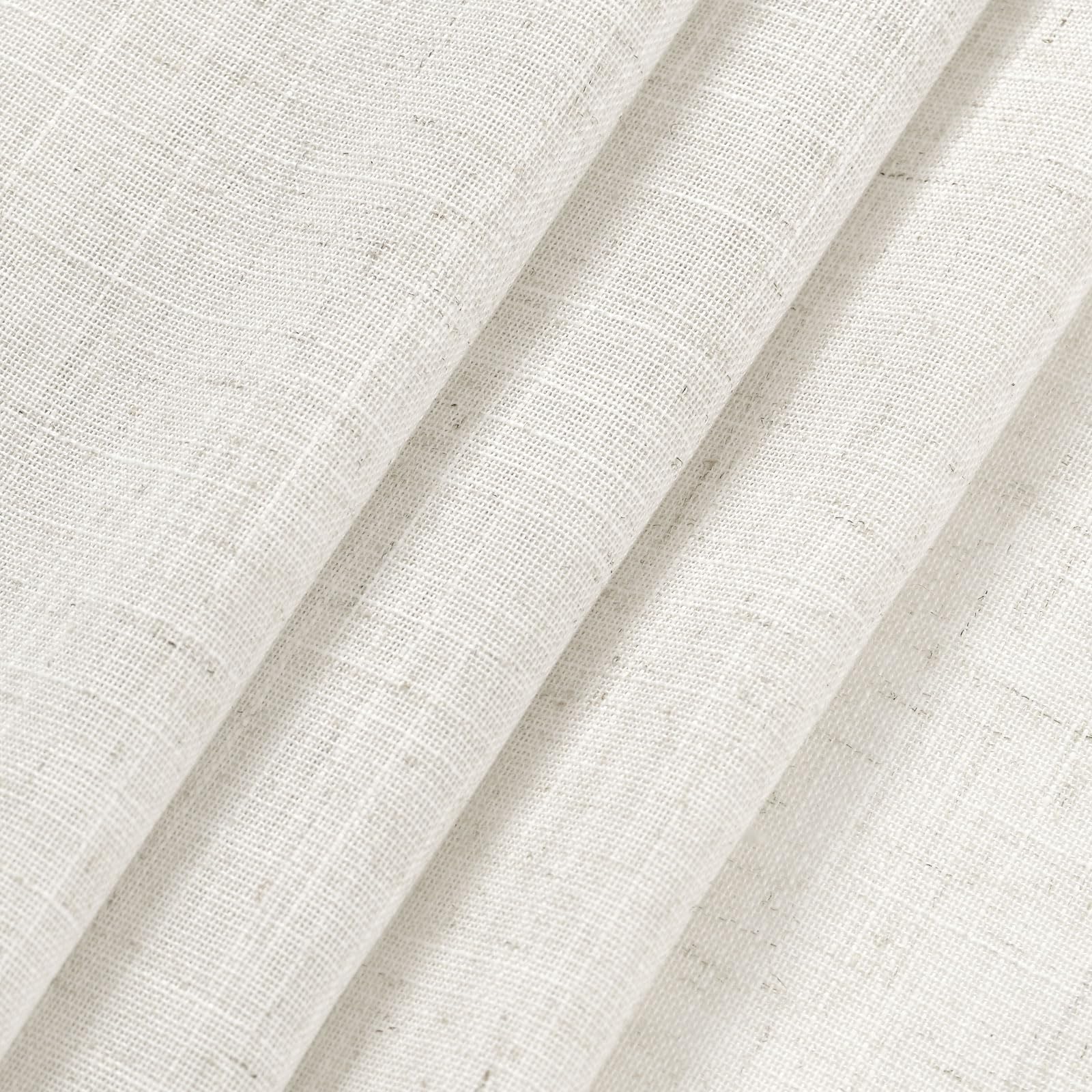 Nanspring beige white curtains suit bedrooms, dining rooms, and living spaces.