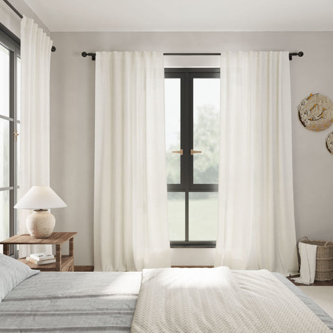 Nanspring easy care machine washable curtains after cold wash