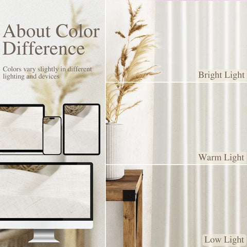 Nanspring light filtering curtains create diffused daylight while maintaining privacy.