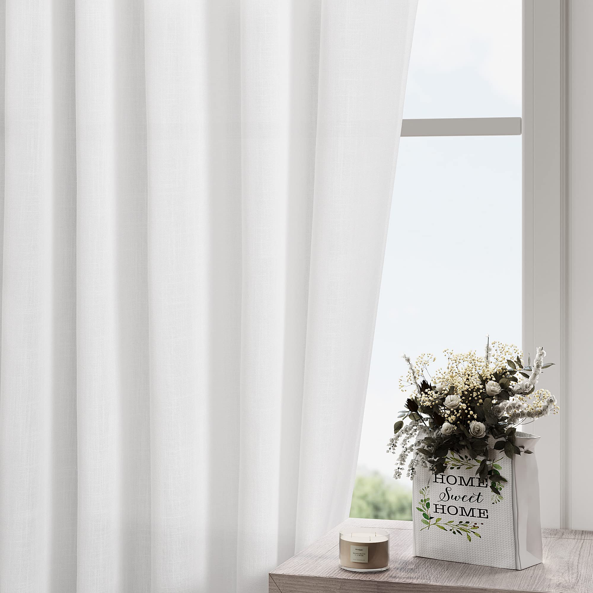 Nanspring curtains machine washable for easy care and daily practicality
