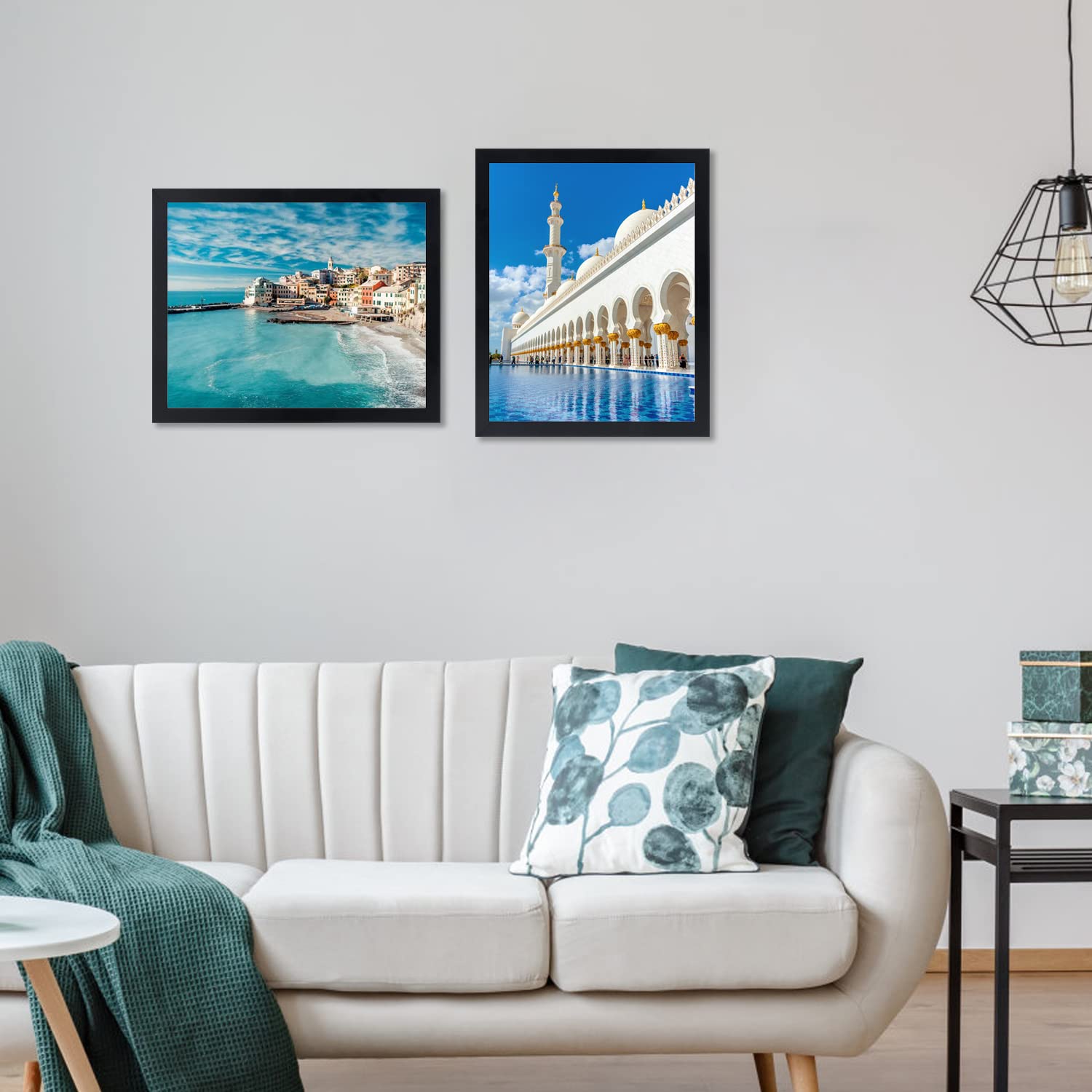 NAOKBOEE 20x27 black frame thin profile suits modern spaces.