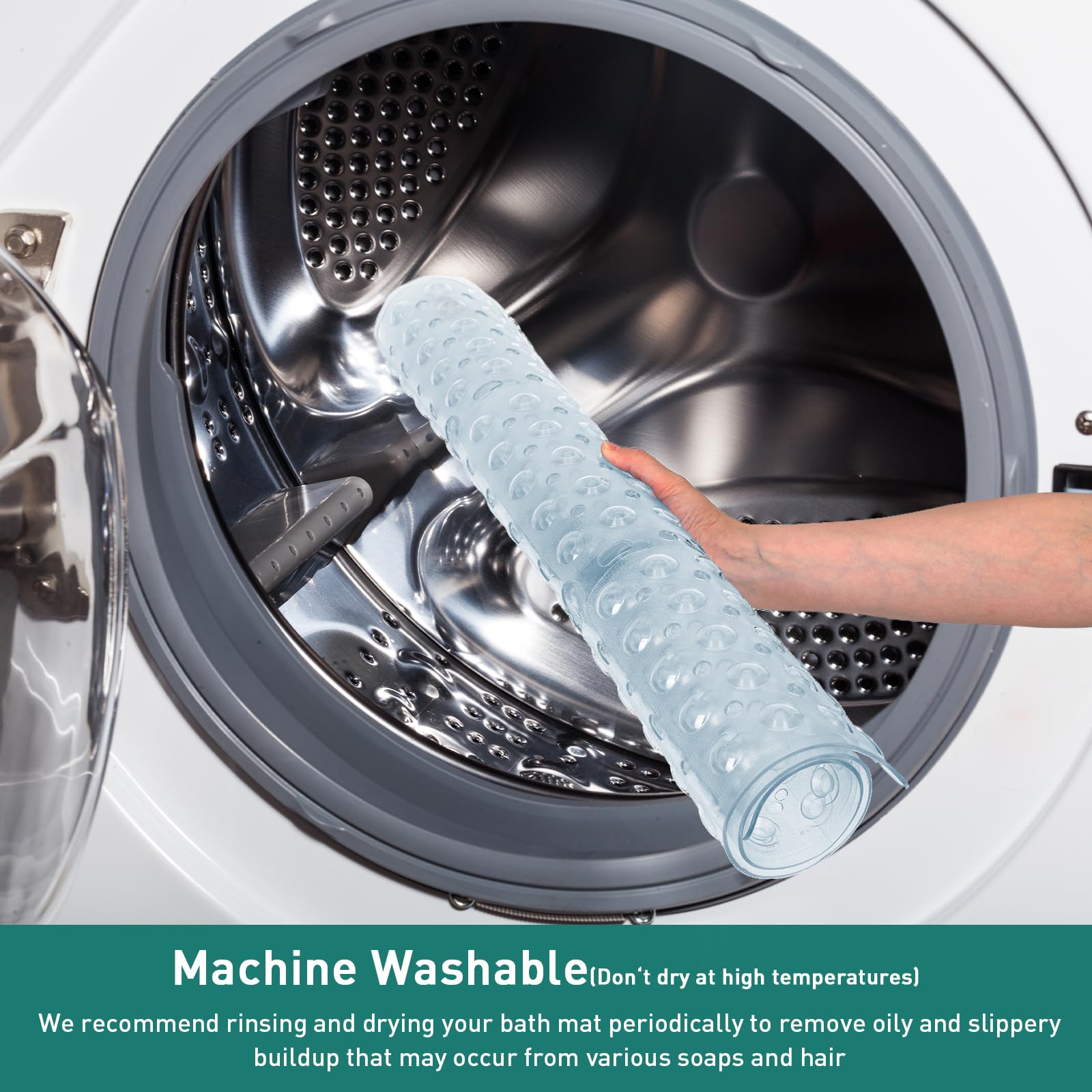 Naoloture mat adheres best to clean, smooth surfaces for secure placement.