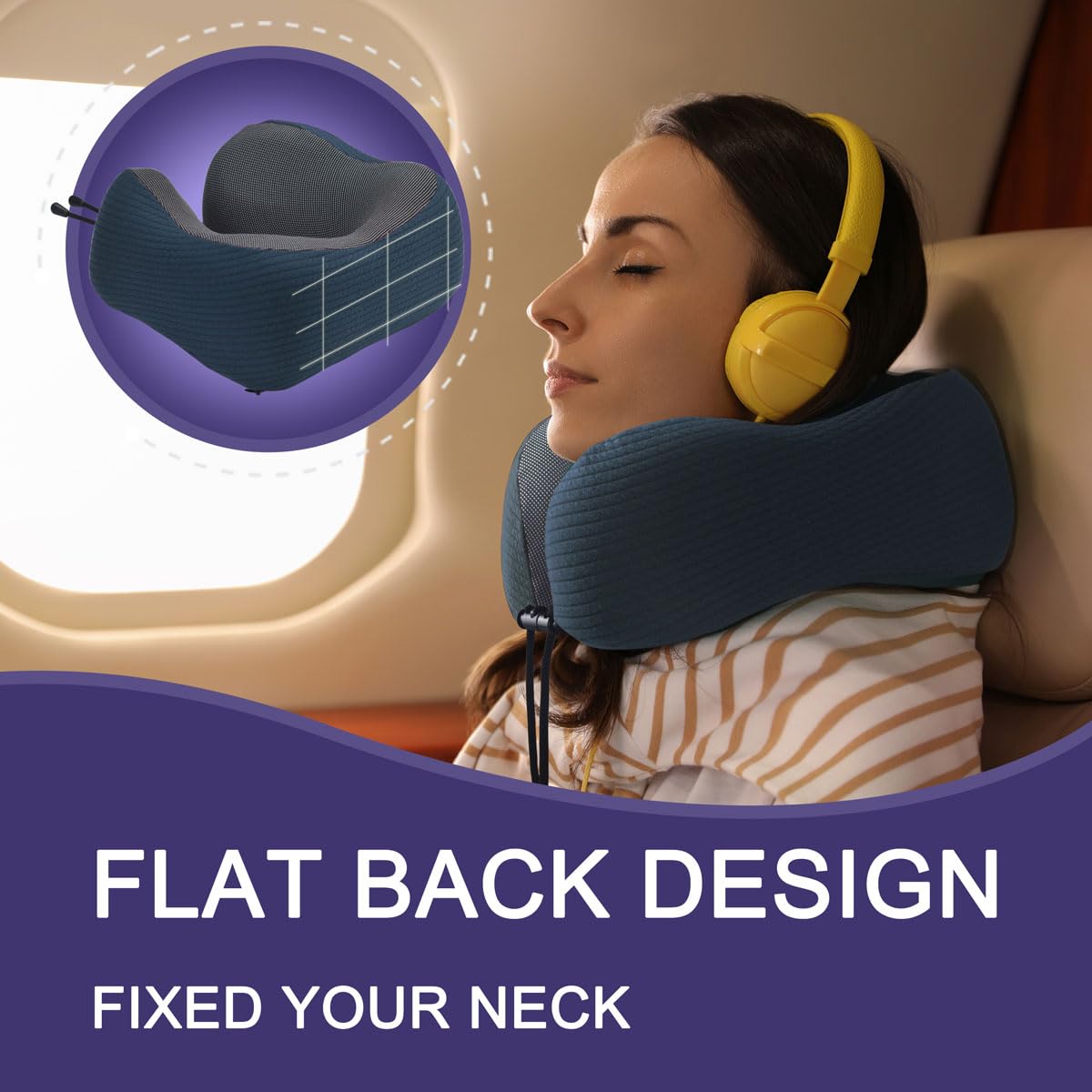 Napfun earplugs for plane noise reduction and comfort