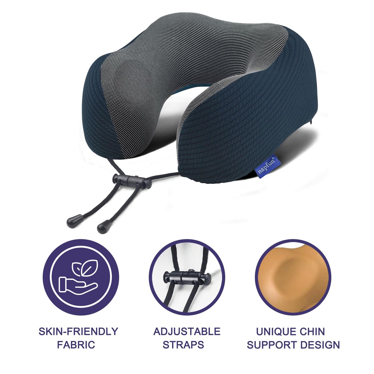 Napfun sleep mask for travel, eyeshades to block light and enhance rest