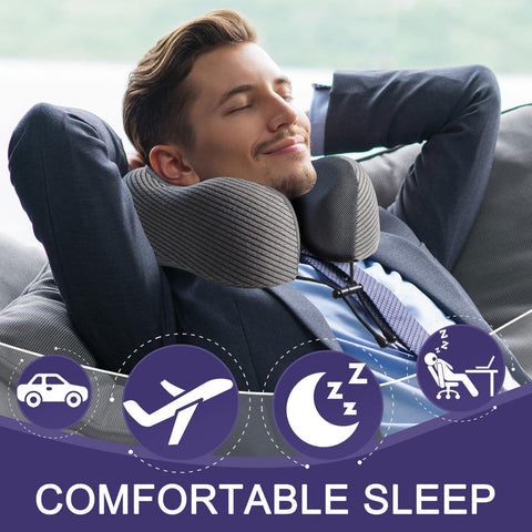 Napfun travel pillow bag storage—compact pouch keeps the set organized