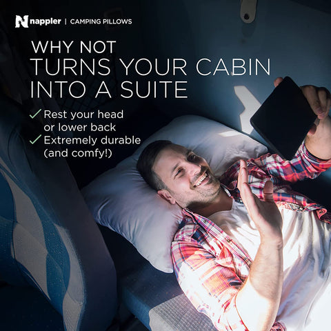 Nappler heat-regulating cover helps maintain comfortable temperature during naps.