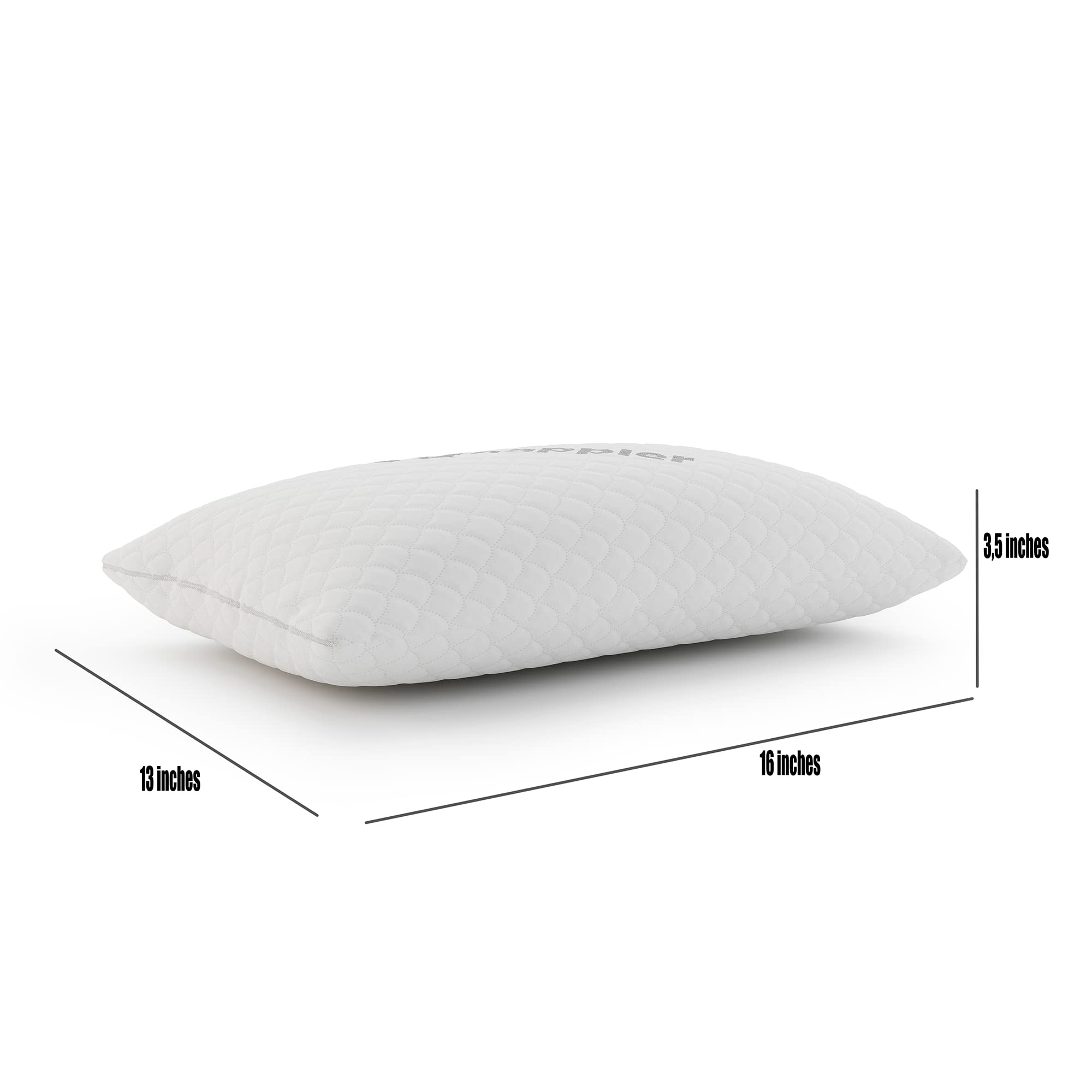 Nappler pillow cover demonstrating removable washability for easy care on trips.