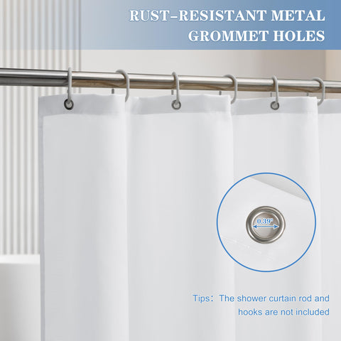 Nasitos machine-washable white liner simplifies bathroom maintenance.