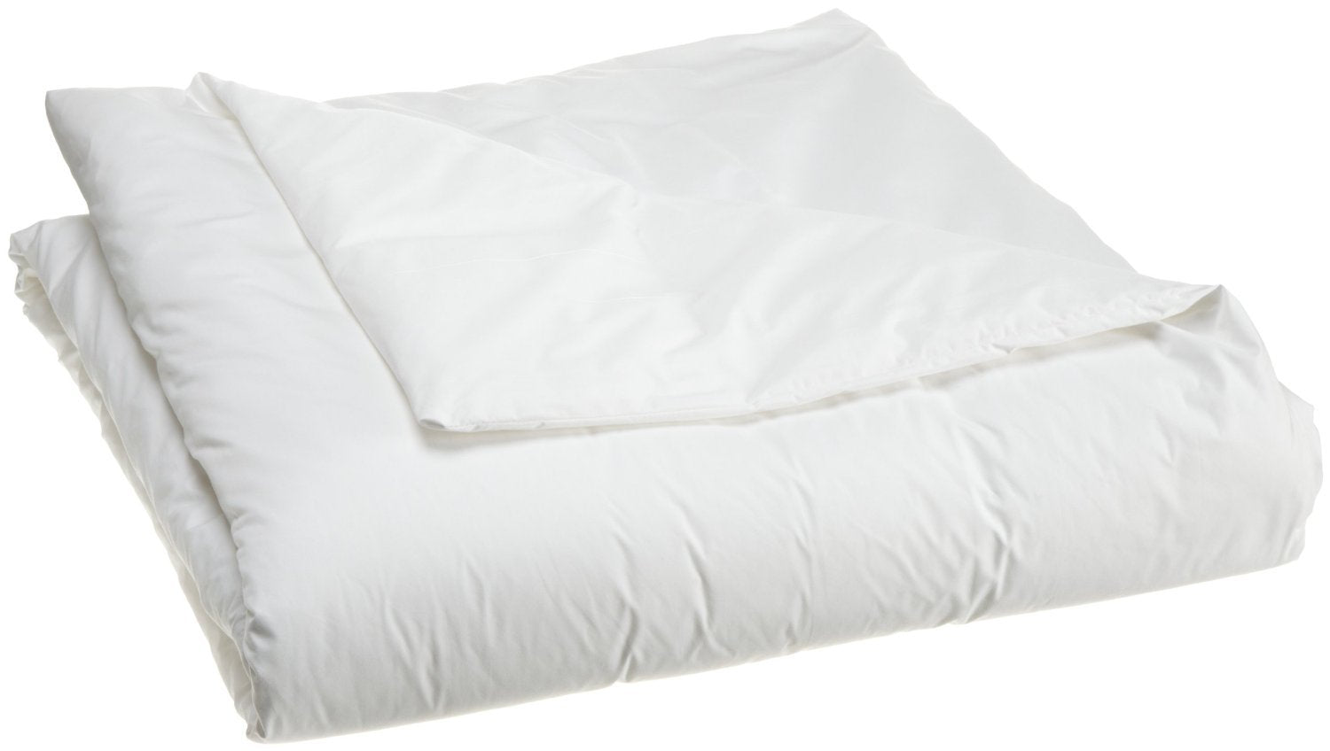 National Allergy Premium duvet protector on bed showing breathable 100% cotton fabric for cooler, cleaner nights.