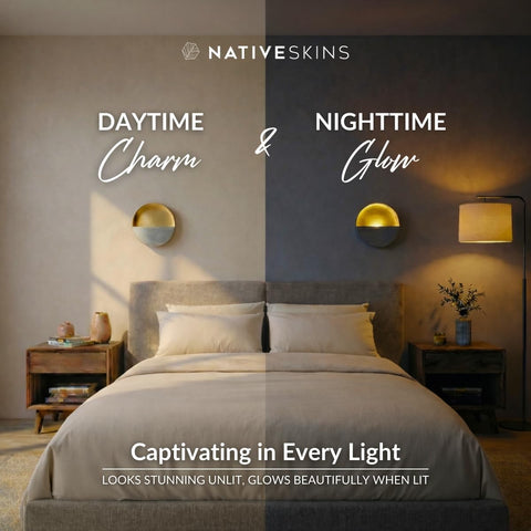 NativeSkins Eclipse bedroom ambience with soft glow