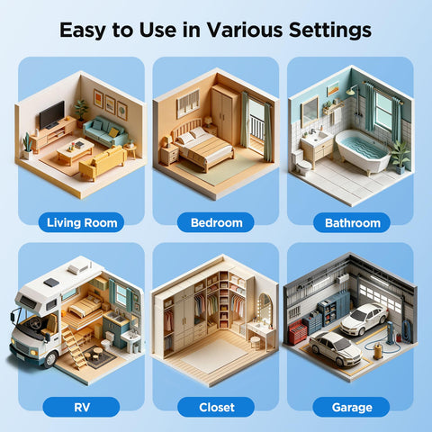 Compact design enables flexible placement in small spaces.