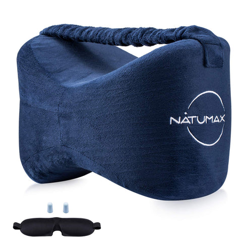 NATUMAX knee pillow for side sleeping relief and comfort
