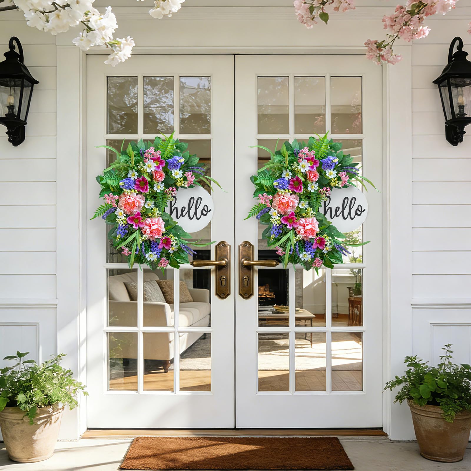 NaturaWre full, lush design stands out with dense florals and greenery.