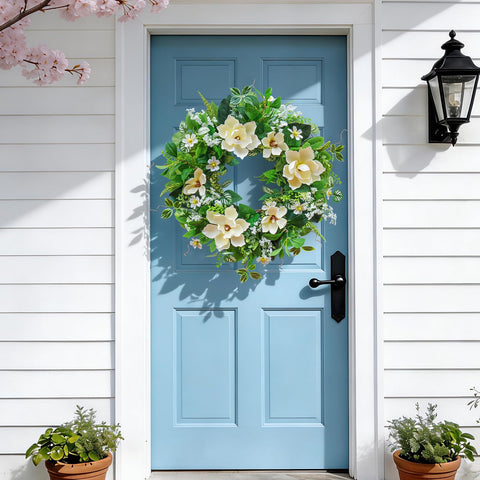 NaturaWre front-door decor suitable for indoor or covered outdoor spaces.